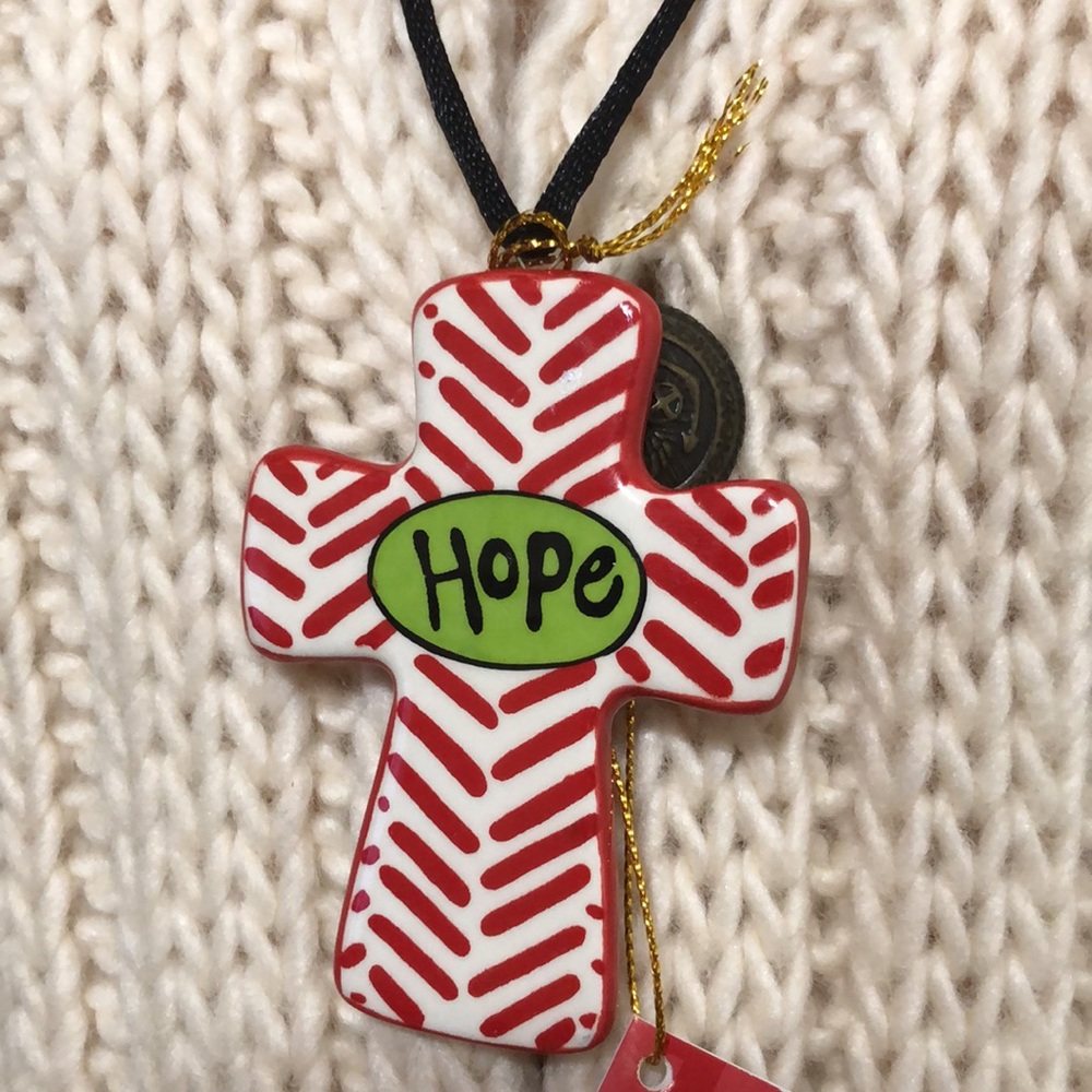 Necklace - "Hope" Holiday Cross Necklace